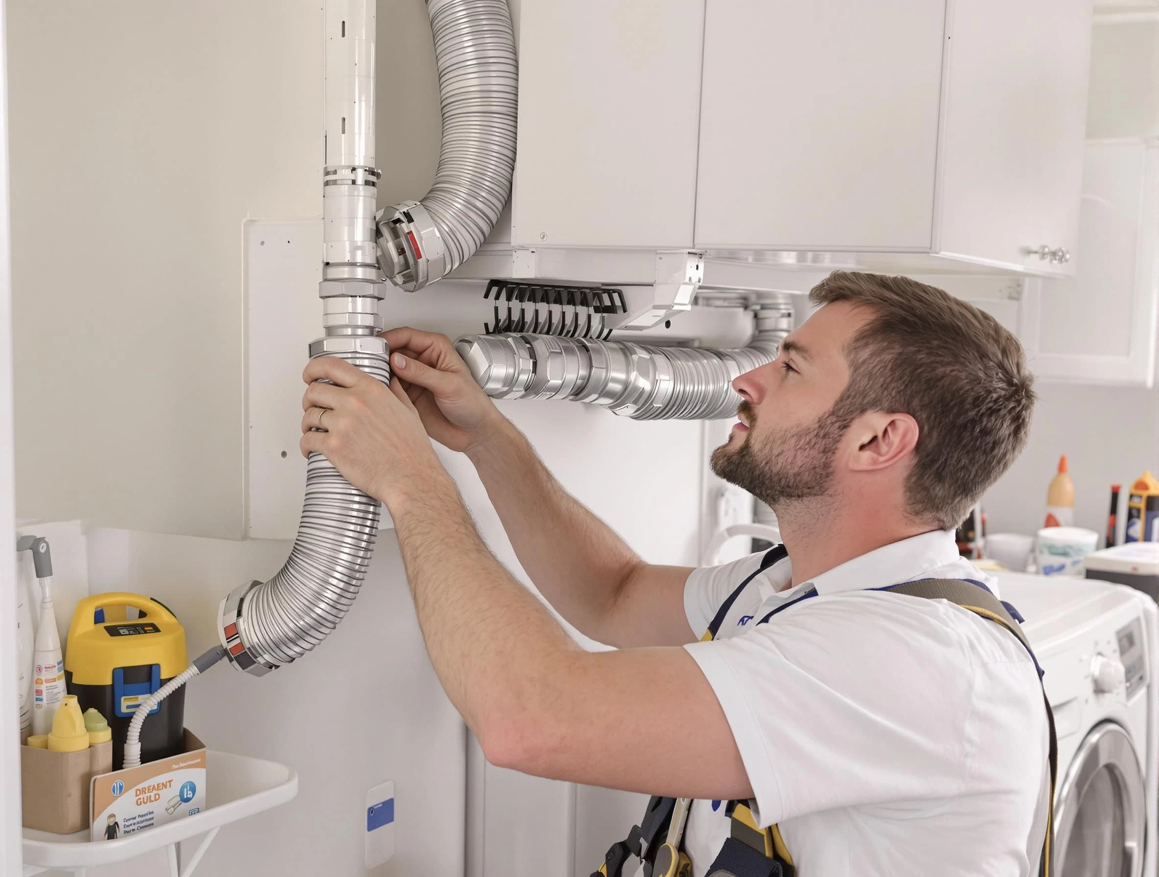 Professional dryer vent repair and installation by Sheridan Dryer Vent Cleaning in Sheridan