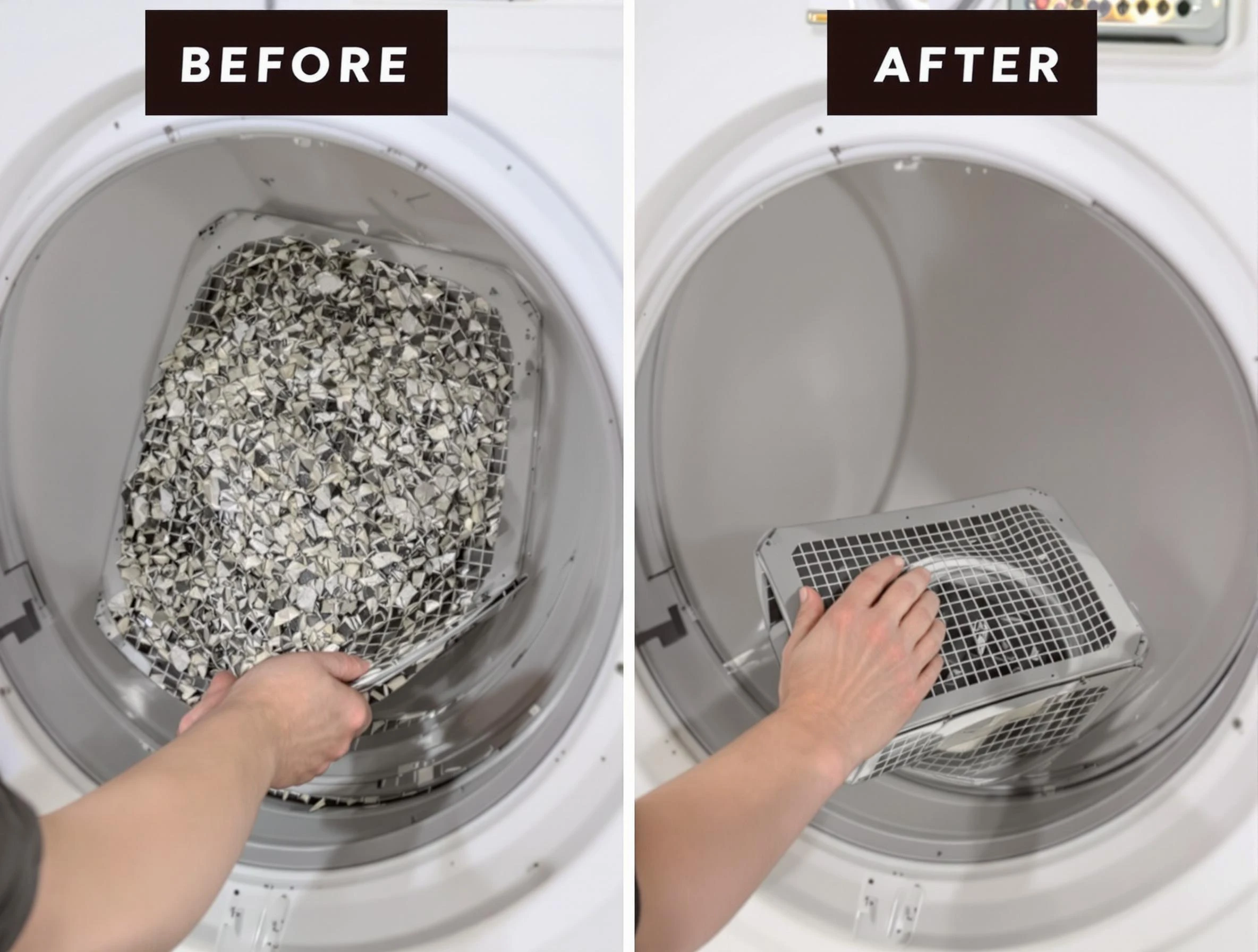 Professional lint trap cleaning by Sheridan Dryer Vent Cleaning in Sheridan